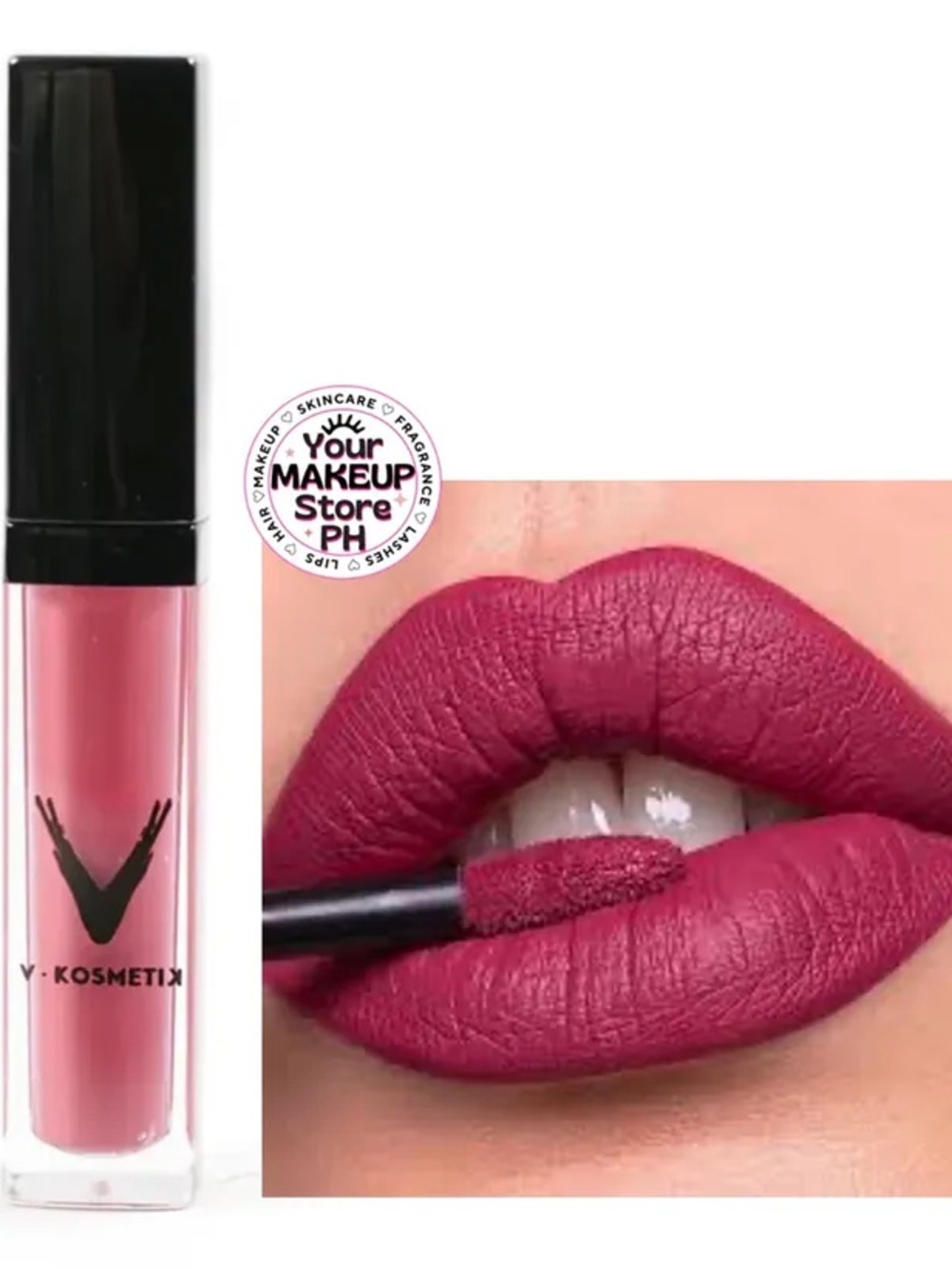 V Kosmetik CREAMY LIQUID VELVET LIPSTICK- BUBBLY NEW In Box